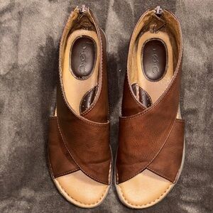 BOC Leather Sandals, Sz 8